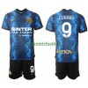 Maillot de Supporter Inter Milan Romelu Lukaku 9 Domicile 2021-22 Pour Enfant